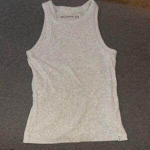 Abercrombie Kids Light Gray Sleeveless Top